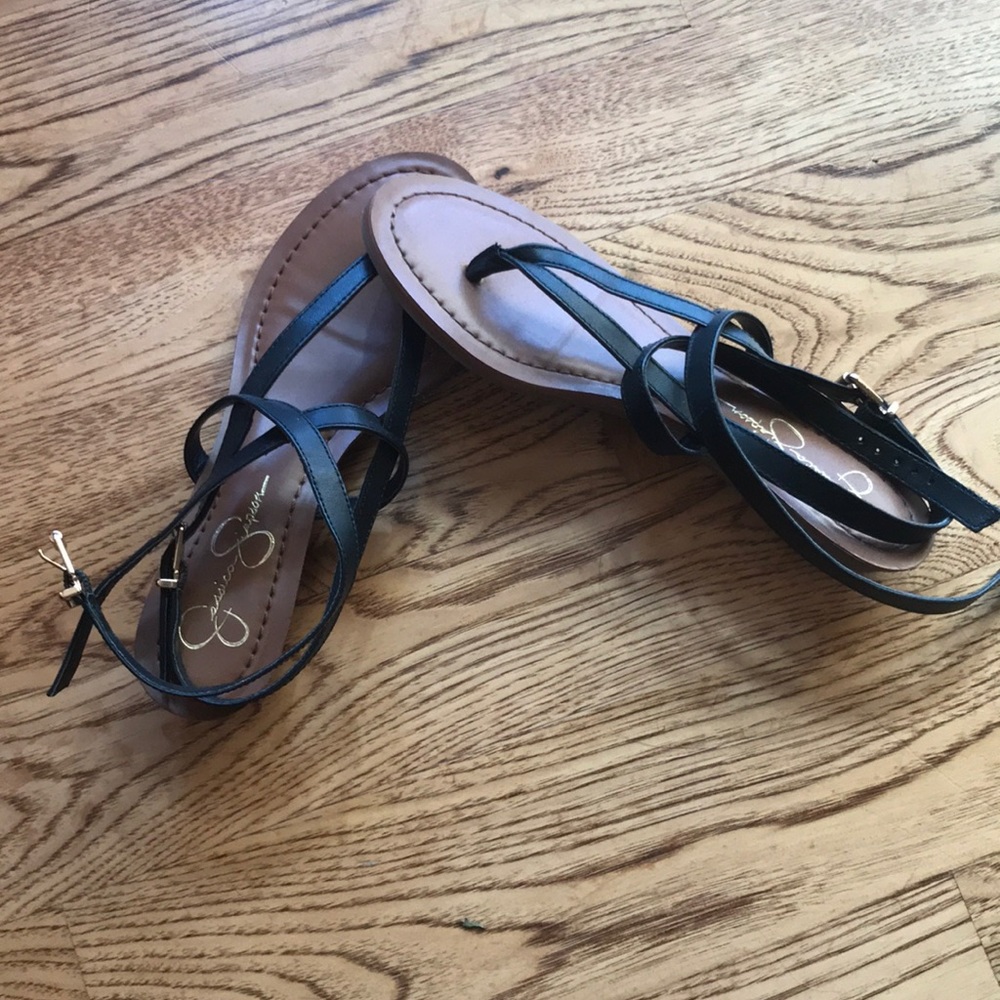 Jessica Simpson strapped sandals